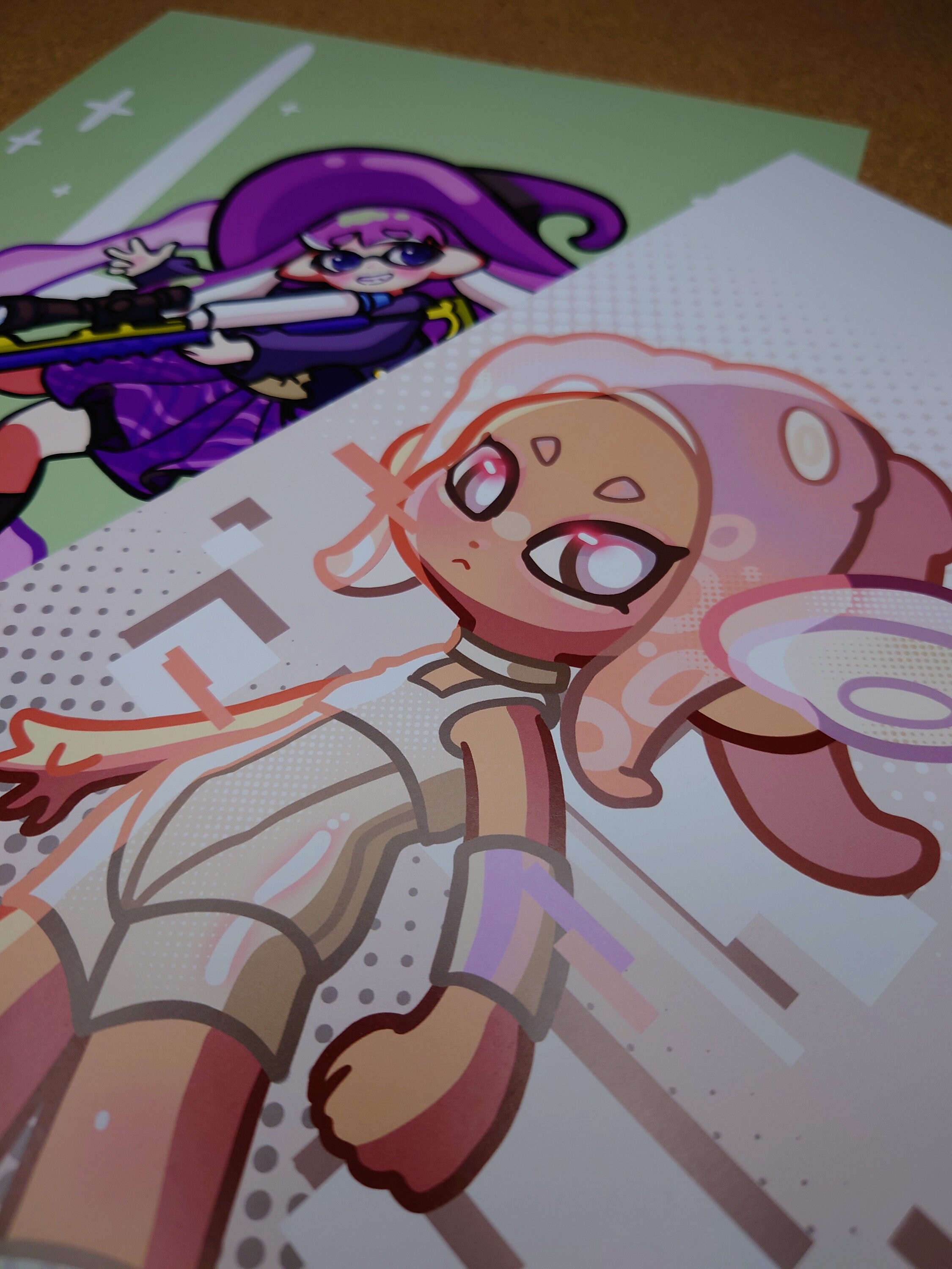 Side Order Inklings Double-sided A4 Print (side Order Eight & Magical Inkling) - Etsy