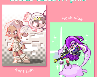 Double-sided A4 Print (Side Order Eight & Magical Inkling)