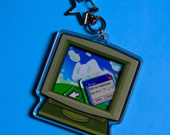 webcore retro heisei Retro Computer PC Shaker Charm