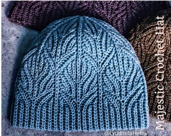 Majestic Crochet Hat pattern