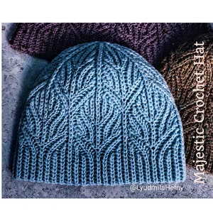 Majestic Crochet Hat pattern