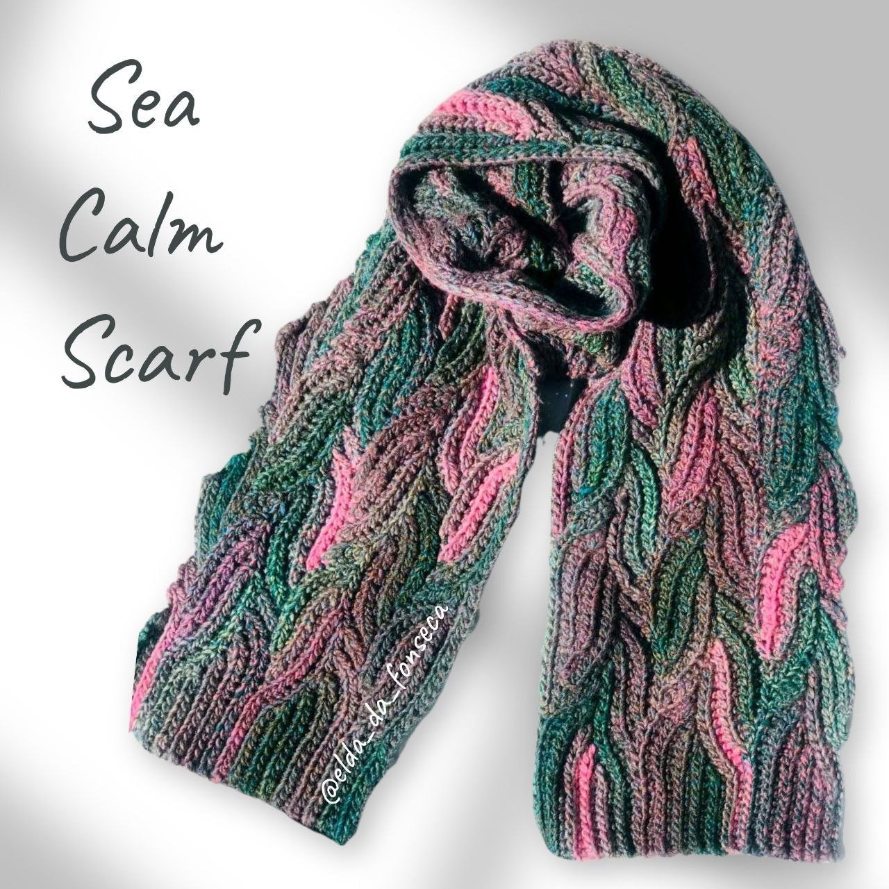 CROCHET SCARF PATTERN Slip Stitch Crochet Knit-look Crochet