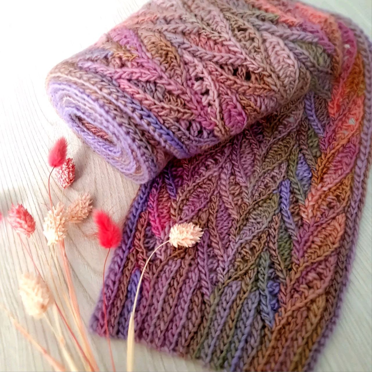 Crochet Scarf Pattern Slip Stitch Crochet Knit Look Short Rows