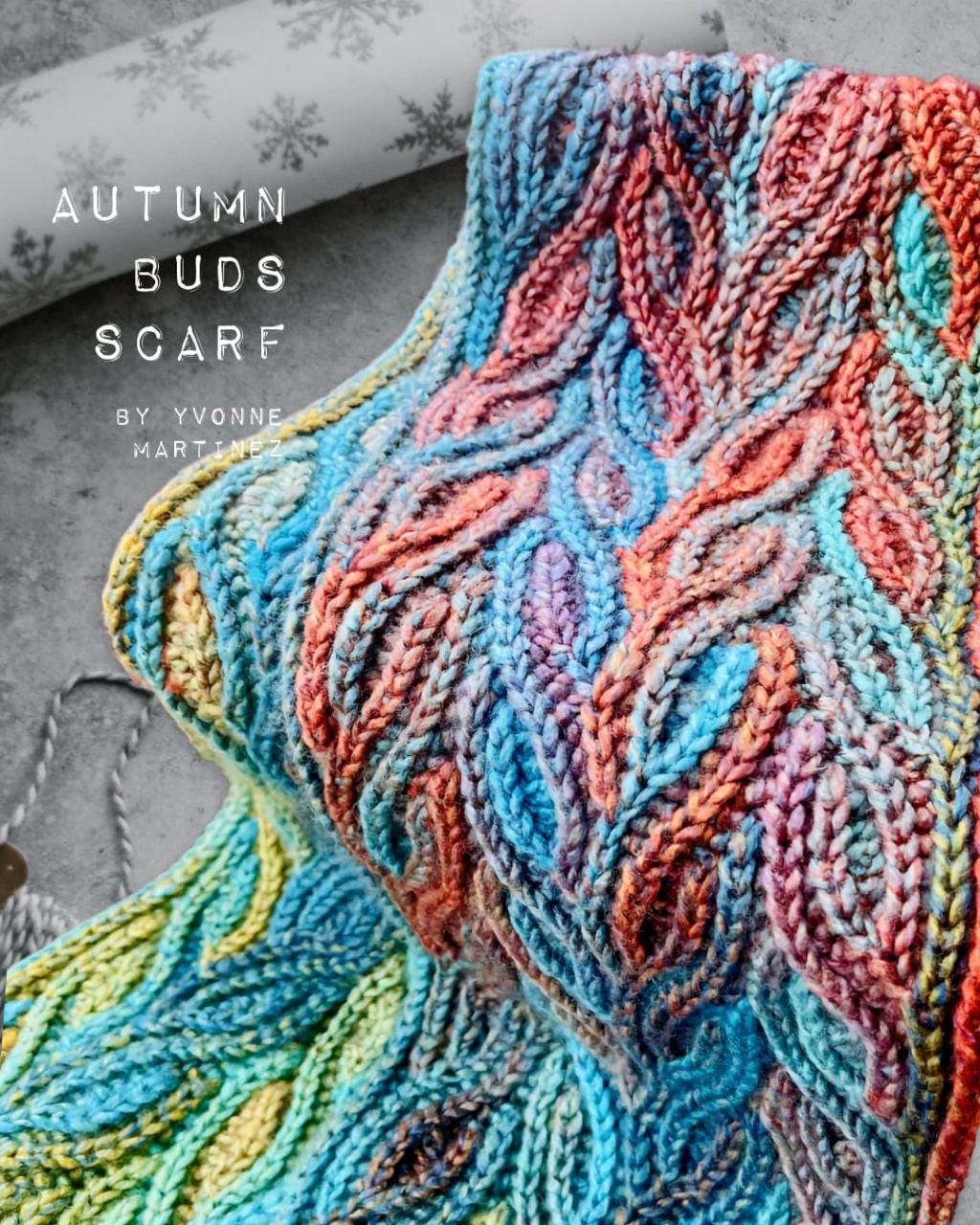 Autumn Buds Scarf Crochet Pattern (video Support) Slip-stitch Knit-look ...