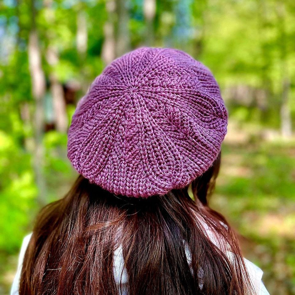 CROCHET BERET PATTERN Magnolia Beret, Video Tutorials, Knit