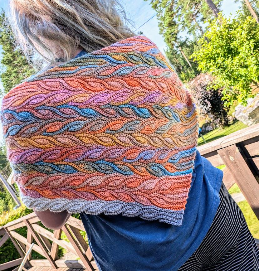 Hitchhiker Shawl - Etsy New Zealand hitchhiker-shawl-etsy-new-zealand