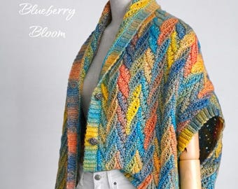 CROCHET CARDIGAN PATERN  + video, leftie0friendly mirrored tutorials, Knit look slip stitch brioche crochet cardigan, digital pdf download