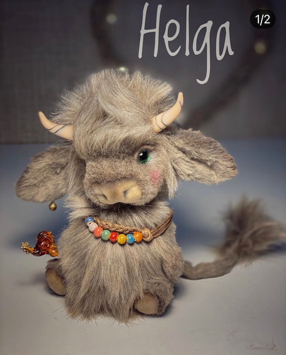 Plush Bull Video tutorial & sewing PDF pattern