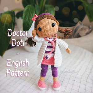 Doctor Doti Doll - English Pattern - amigurumi dollpattern