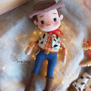 Crochet Woody Pattern: Amigurumi Toy (PDF)