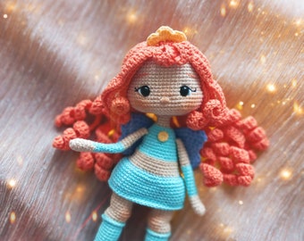 Amigurumi Handmade Gift Toy - Winx Bloom Doll - Ready-made product