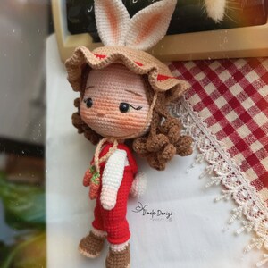 Crochet English Pattern Bunny Doll PDF Digital Product bunnydoll ...
