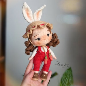 Crochet English Pattern Bunny Doll PDF Digital Product bunnydoll ...