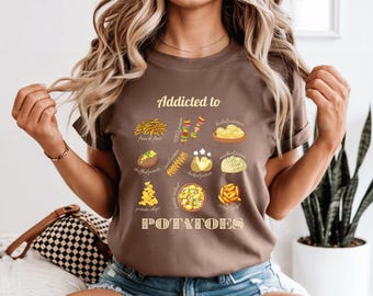 Potato shirt Potato t-shirt Potato Positive potato Vegan shirt Potato lover Potato lover shirt  Potato tshirt Potatoes