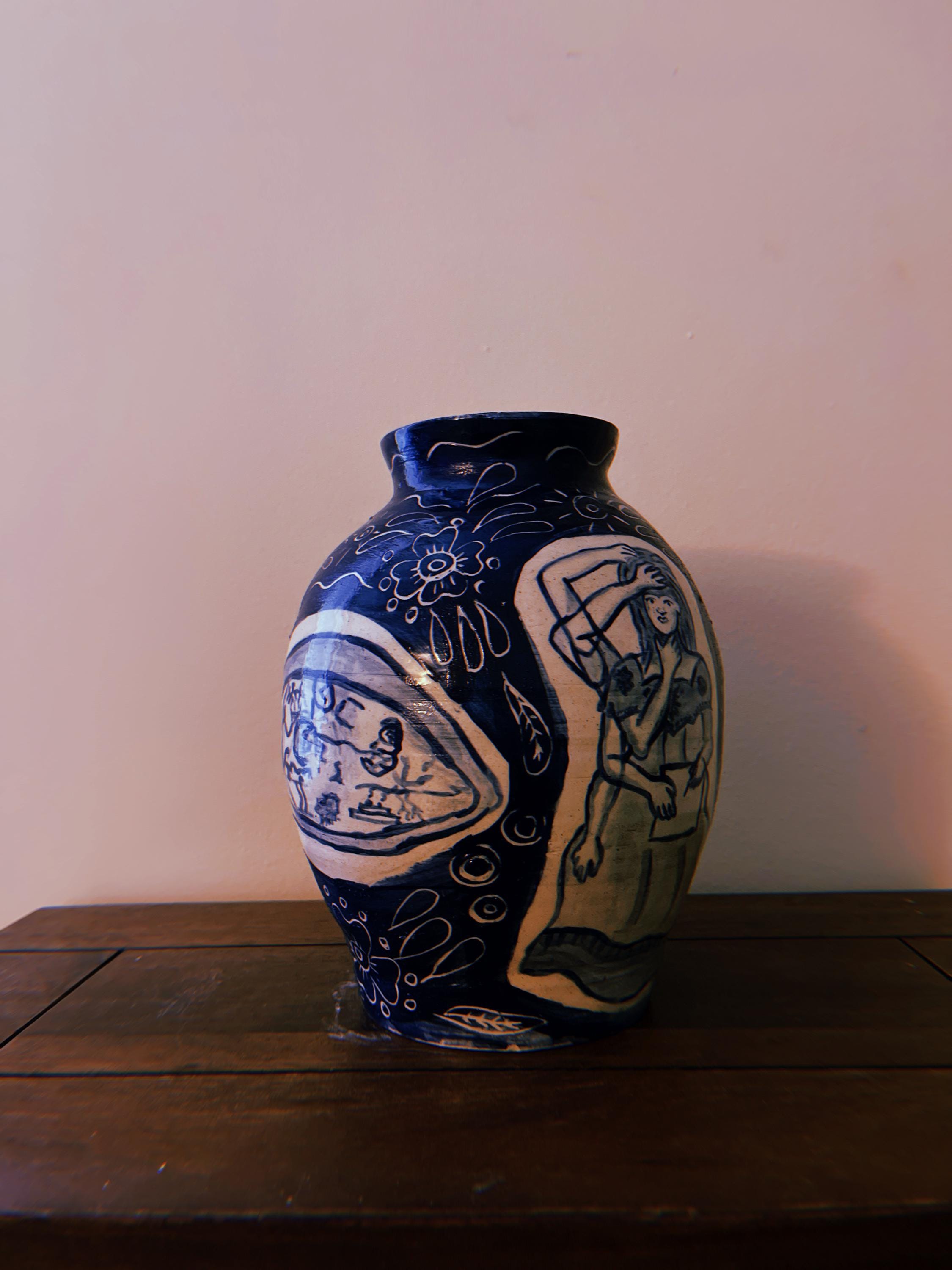 フリーダ・カーロ 陶器花瓶 陶器製フリーダ・カーロの花瓶 - Etsy 日本