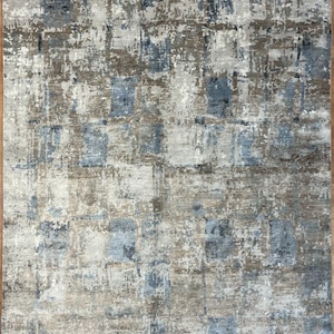 Kalaty Rug Hand-Knotted Viscose ONE OF A KIND 548885 6 X 9 Handmade Indoor Area Rug