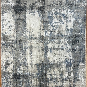 Kalaty Rug Hand-Knotted Viscose ONE OF A KIND 548896 6 X 9 Handmade Indoor Area Rug