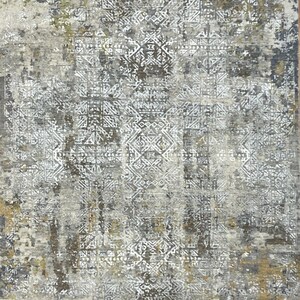 Kalaty Rug Hand-Knotted Wool & Silkette ONE OF A KIND 547509  4 X 6 Handmade Indoor Area Rug