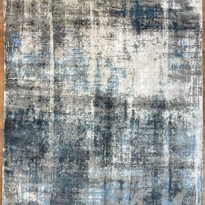 Kalaty Rug Hand-Knotted Viscose ONE OF A KIND 548890 6 X 9 Handmade Indoor Area Rug