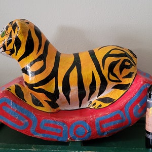 Tiger hotsell rocking horse