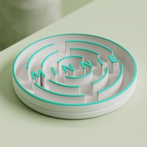 Customisable Dog Slow Feeder Bowl with Name