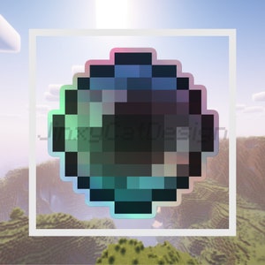 I made a rounder enderpearl by adding pixels, do you like it? : r/Minecraft