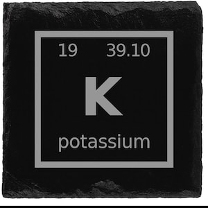 Periodic Table Laser Engraved Drink Coaster | Elements | Chemistry Teacher Gifts | Science Gifts | Birthday | Christmas | Slate Bar Coaster