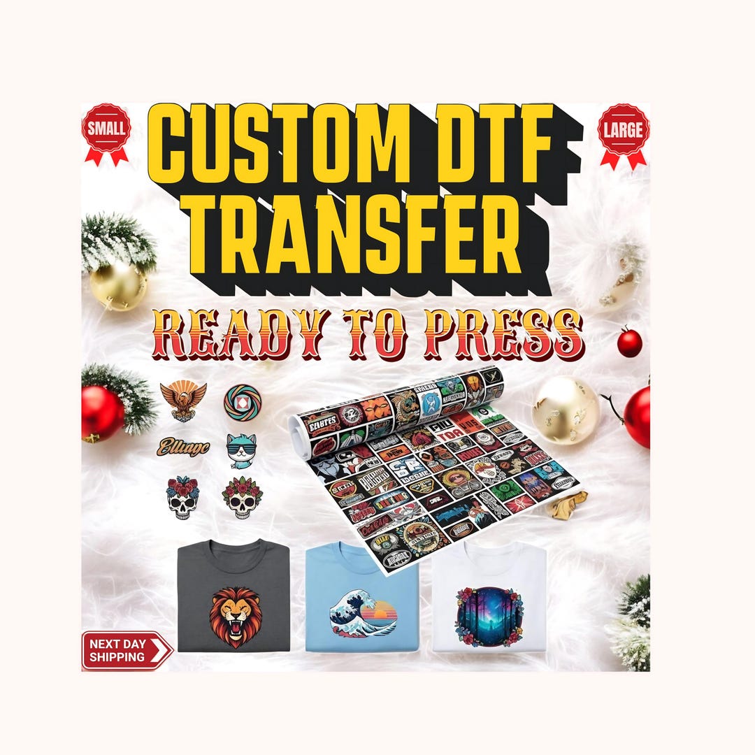 Custom DTF Heat Transfer Rolls – Small and Wholesale | Personalized T ...