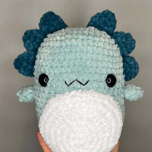Crochet  Axolotl - Squishmallow edition