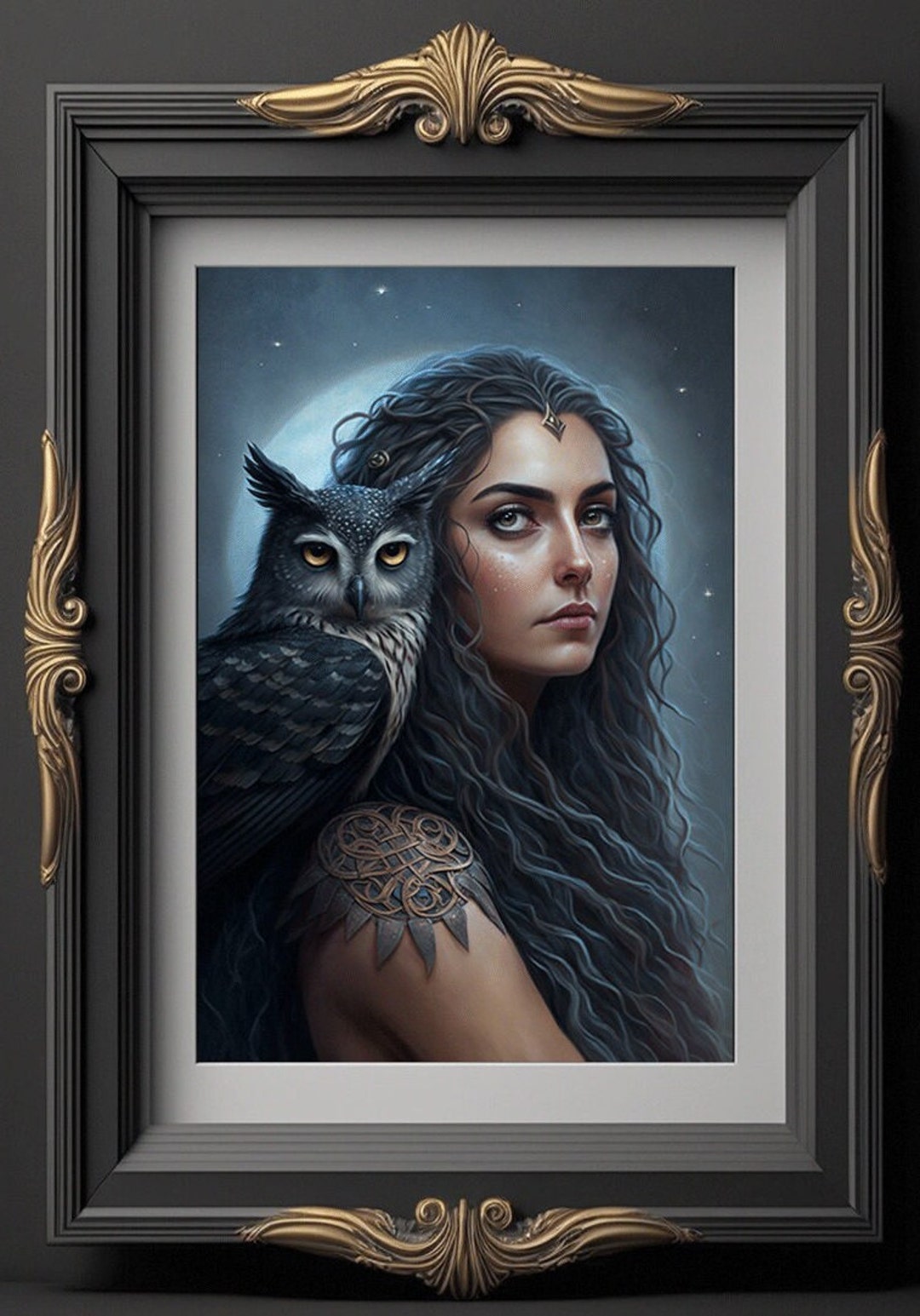 Arianrhod, Fertility Goddess Art Print, Welsh Goddess of Fertility