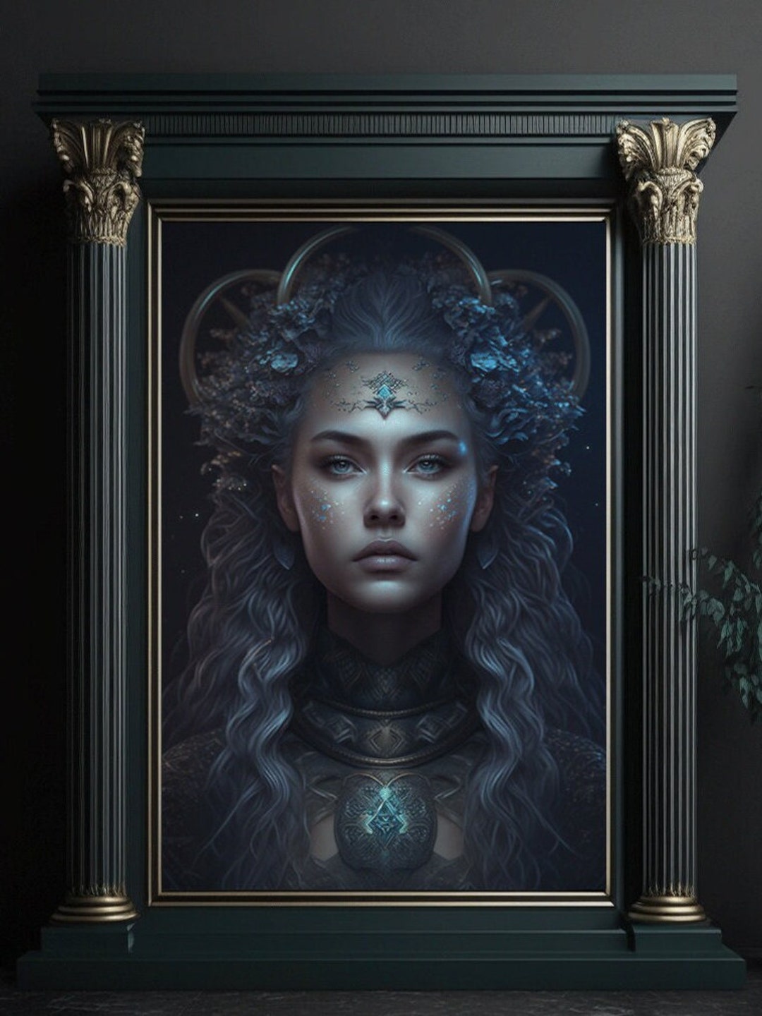 Calliope, Greek Goddess of the Epic Poetry, Ancient Greece, Wall Art