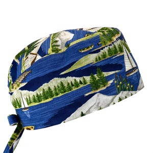 On Lake Time, Herren Baumwoll-Peeling Cap mit Schnürrücken, optional mit Schweißband