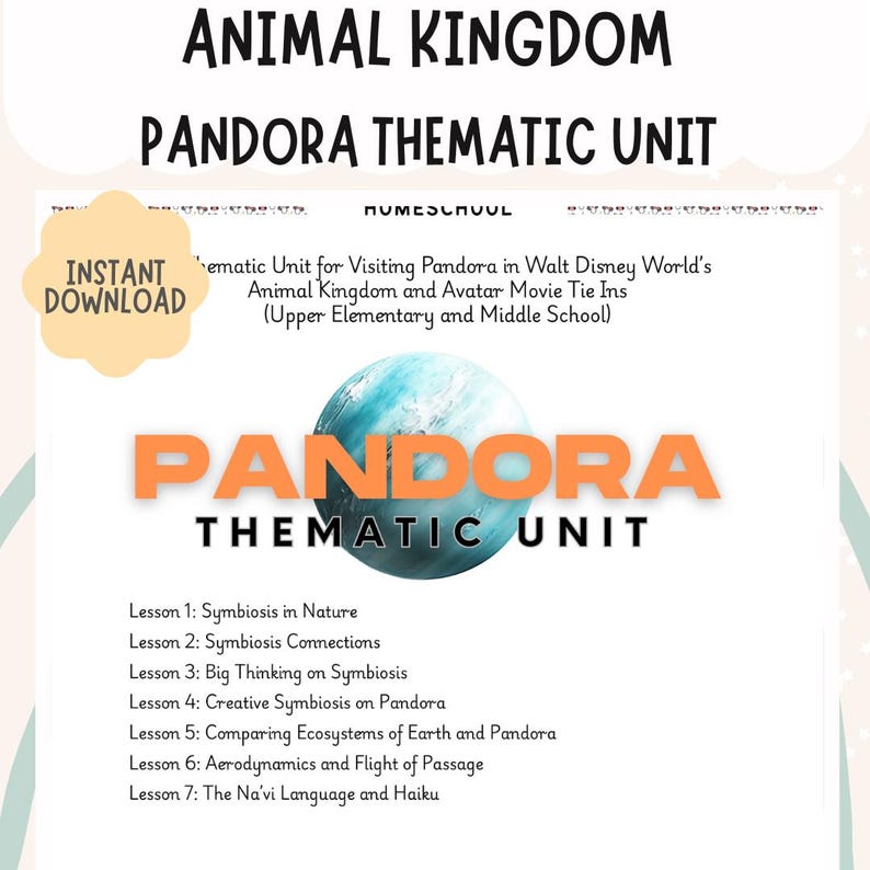 Unidade Reino Animal de Pandora: Folhas de Atividades STEM STEAM da Disney imagem 2