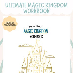 Magic Kingdom Homeschool Workbook | Pre-Park, In-Park & Post-Park Activities | 50+ Printable Educational Magic Kingdom Activities Ages 6-12