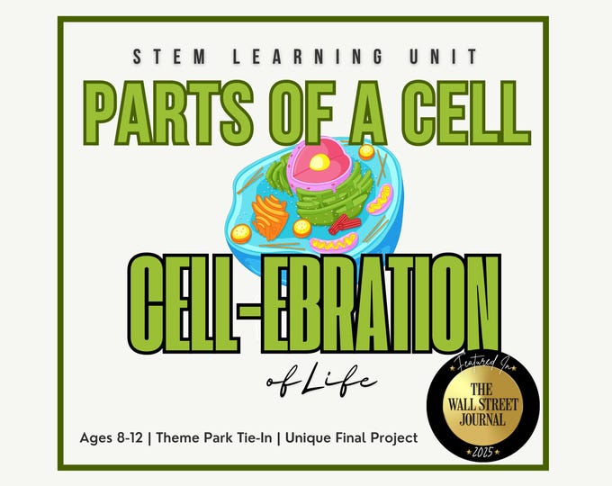 Disney Inspired Science Unit Parts of a Cell STEM Cell Analogy Project Magic Kingdom Themed Biology for Ages 8–12 Disney School Worksheets