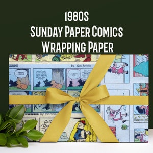 Used the sunday comics as a cheap alternative to wrapping paper : r/Frugal