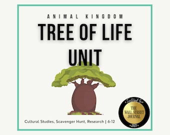 Tree of Life Homeschool Unit | Disney Animal Kingdom Inspired (Printable)