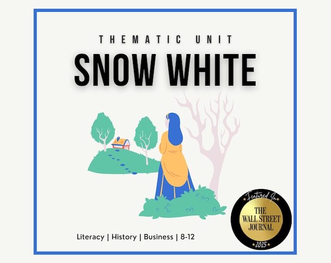Snow White Thematic Unit: Grimm Fairy Tale, Medieval History & Economics Activities for Ages 9-12