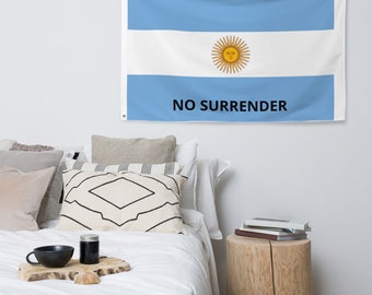 Argentina No Surrender Flag