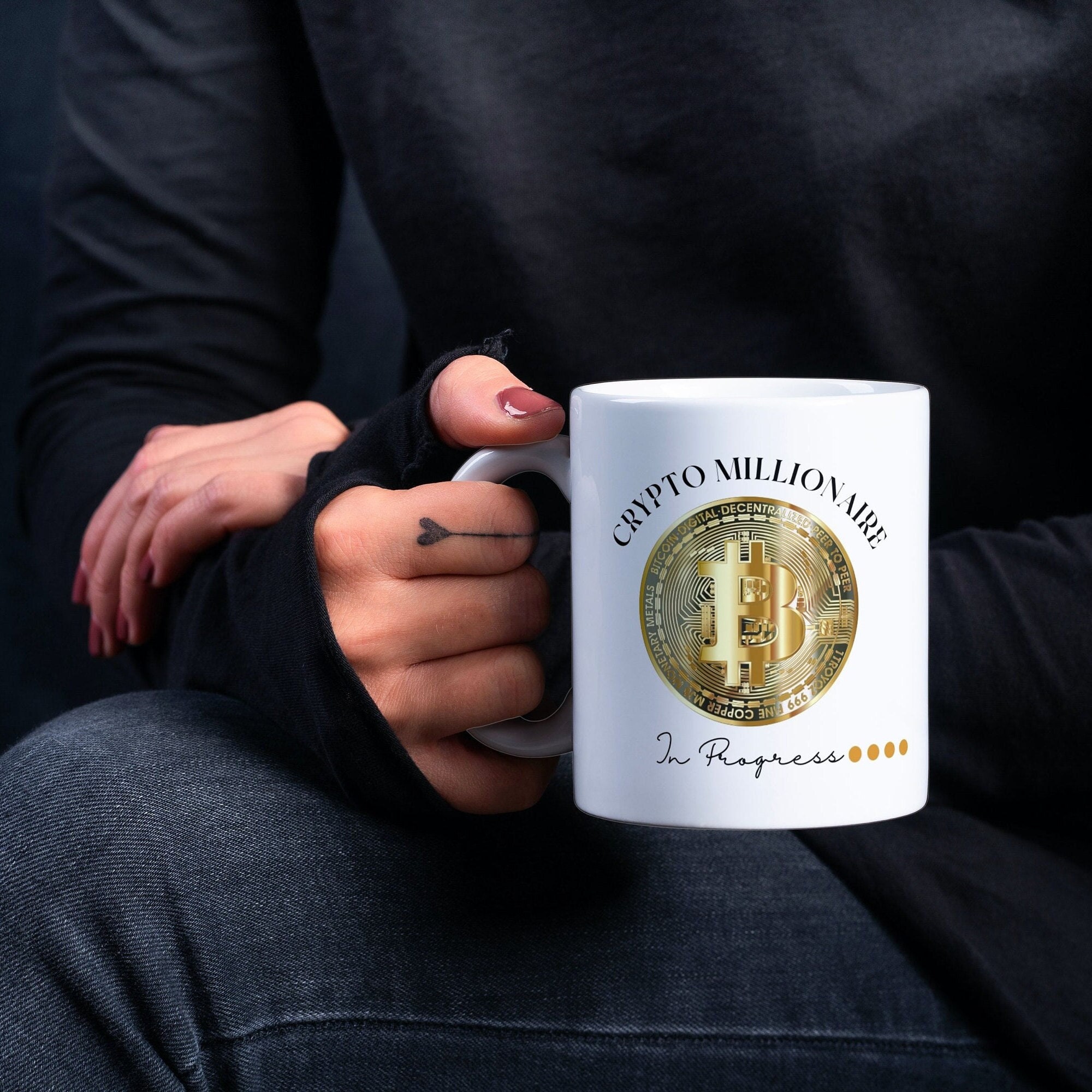 Crypto Millionaire Investors, Mug Bitcoin, Cadeau pour les amateurs de  crypto-monnaie, Mug Bitcoin Investors, - Etsy France