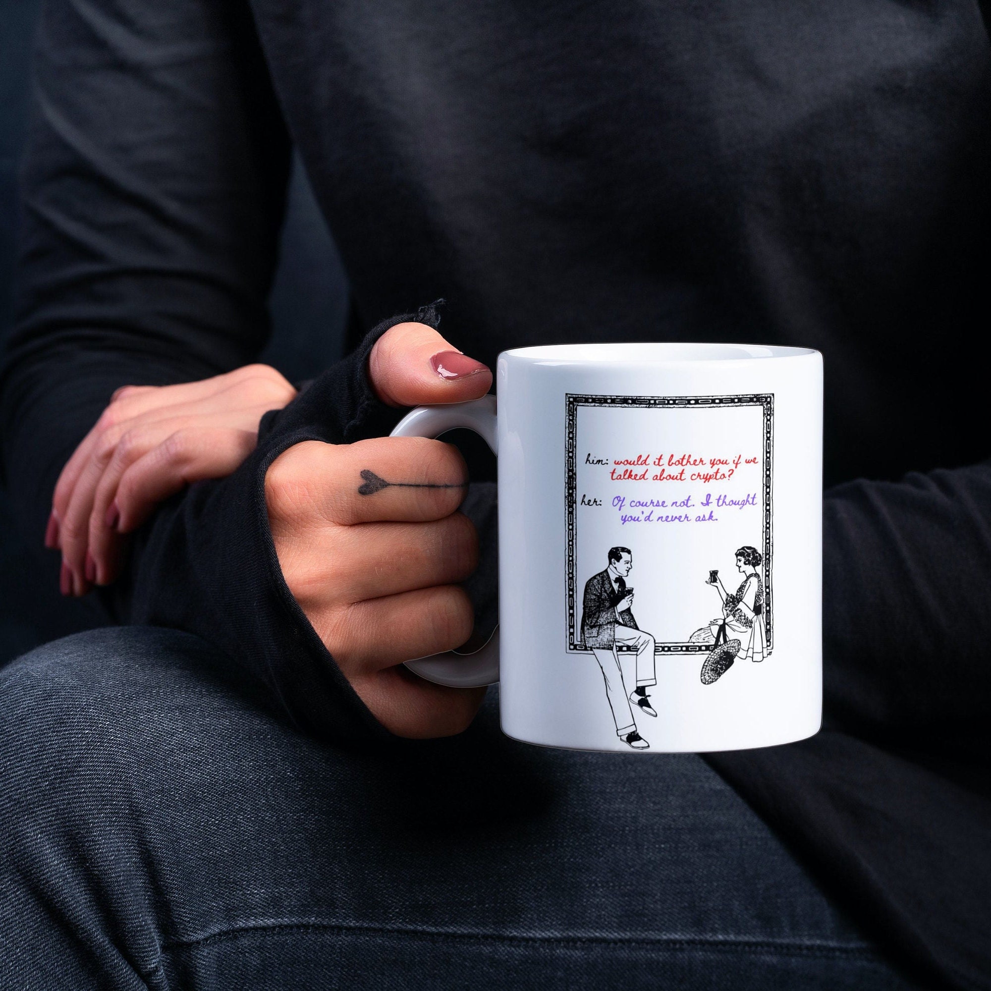 Taza Con Texto - Trust The Process - Bitcoin - Aktien - Bullrun