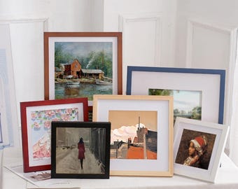 ORIGIN-Picture Frame, Square, All 7 sizes, Solid Wood