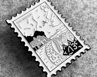 Pin coleccionable de Witch Bakery: Pin de solapa, Pin de sello, Pin mundial, Pin de anime, Pin de manga, Pin de cómic, Pin de viaje