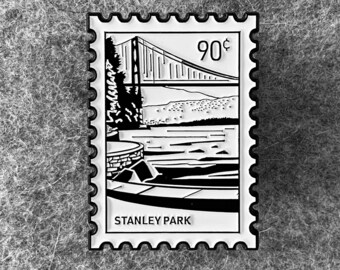 Team Canada - Stanley Park Vancouver Collection - Kavajnål - Stämpelnål - Världsnål - - Resenål