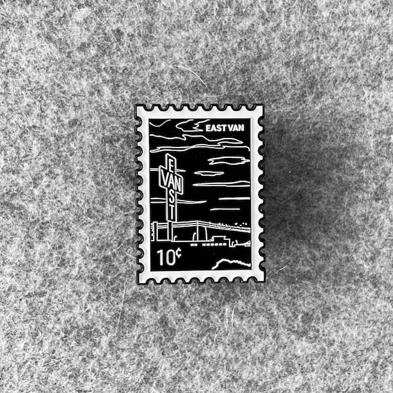 Team Canada - East Van Vancouver Collection- Lapel Pin - Stamp Pin - World Pin -  - Travel Pin