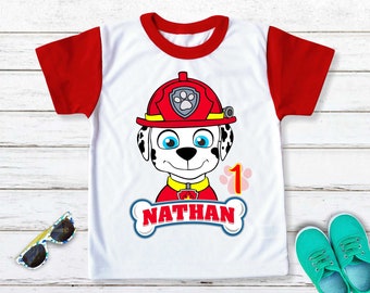 Paw Patrol Birthday Shirt - Etsy Australia