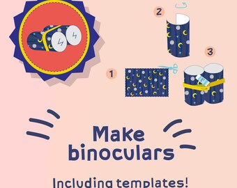 DIY Ramadan Binoculars — Ages 4–9 | Fine Motor Skills  | Activity for Muslim Kids
