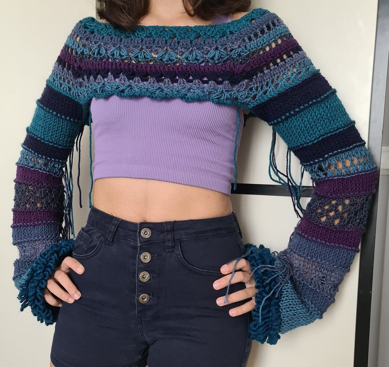 Lolita Summer Cropped Y2K Bolero Shrug