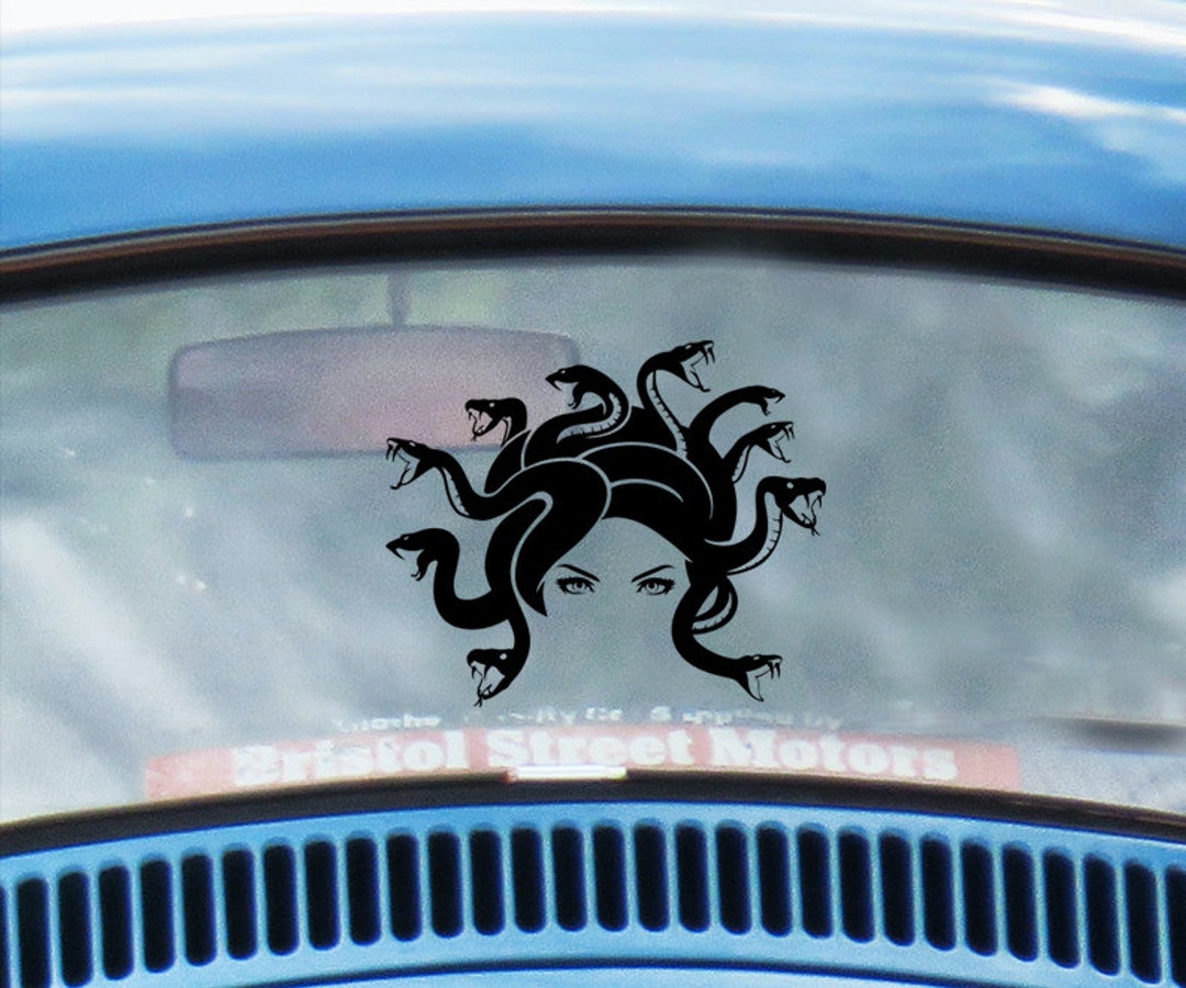 Medusa Vinyl Decal // Premium Vinyl // Outdoor Vinyl // Car Etsy