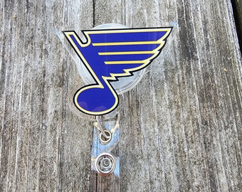  St. Louis Blues Saint NHL Team Retractable Badge